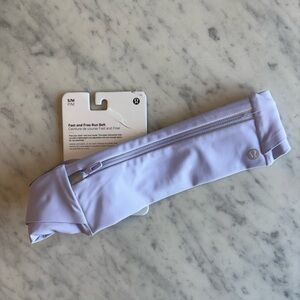 lululemon athletica Lavender Fast and Free Belt